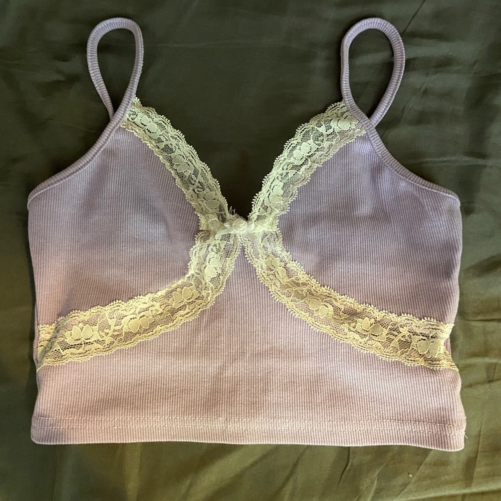 Lace y2k tank top